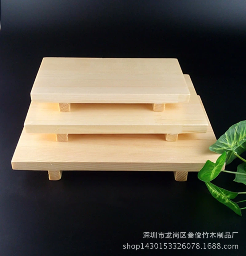 Bàn phục vụ Sushi bằng gỗ