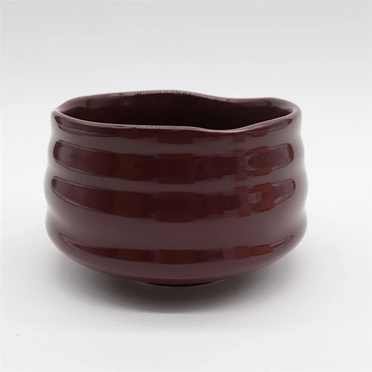 Deep-Welled Ceramic Matcha Bowl with Artisan Glaze - Heat Retaining Chawan for Bulk Supply